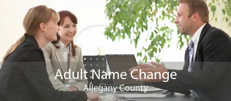 Adult Name Change Allegany County