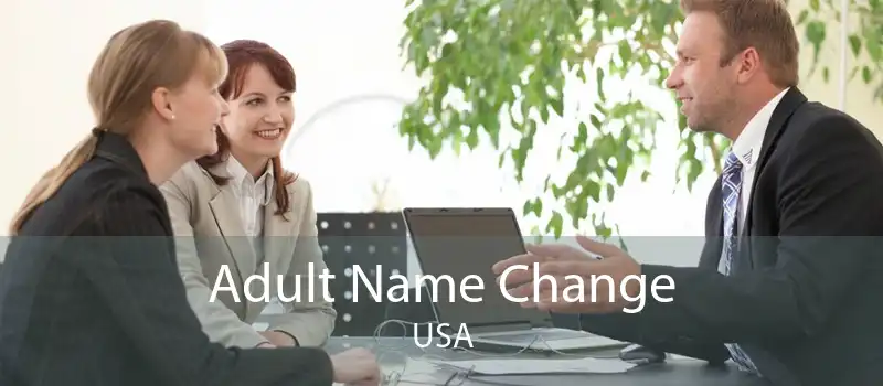 Adult Name Change USA