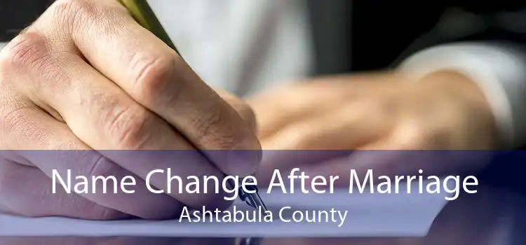 Name Change After Marriage Ashtabula County