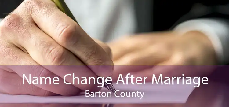 Name Change After Marriage Barton County