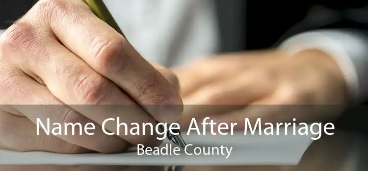 Name Change After Marriage Beadle County