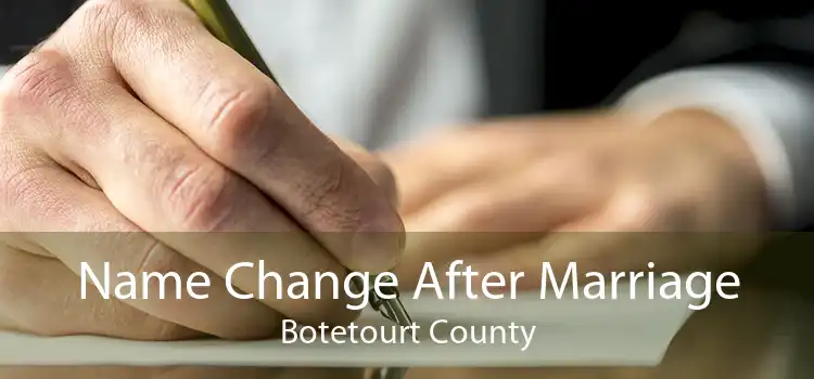 Name Change After Marriage Botetourt County