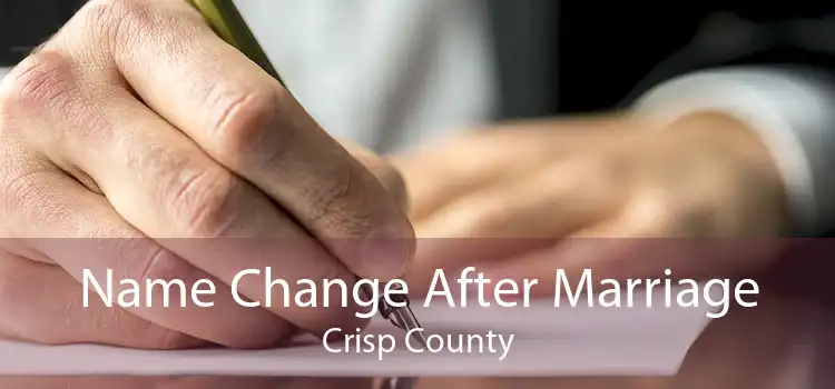 Name Change After Marriage Crisp County