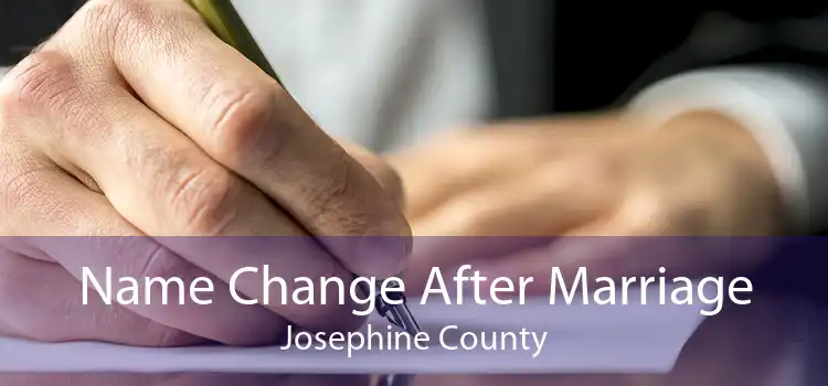 Name Change After Marriage Josephine County