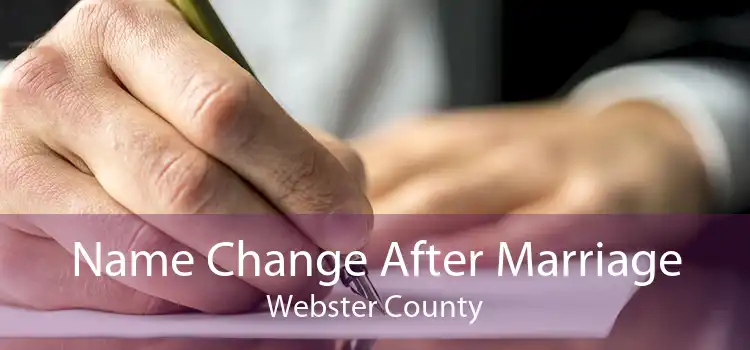 Name Change After Marriage Webster County